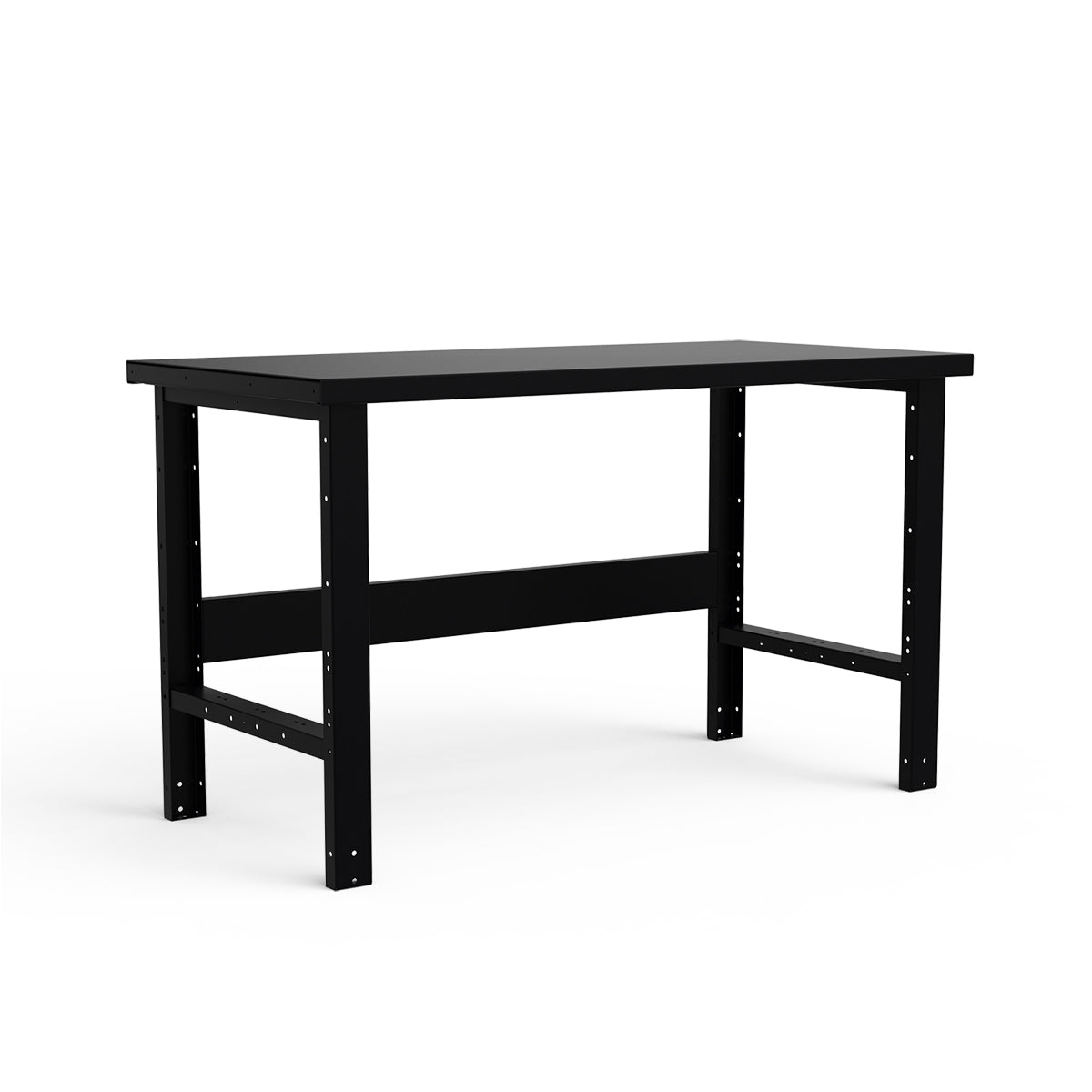 Stationary Workbench - 60"W x 30"D x 34"H - Painted Steel Top