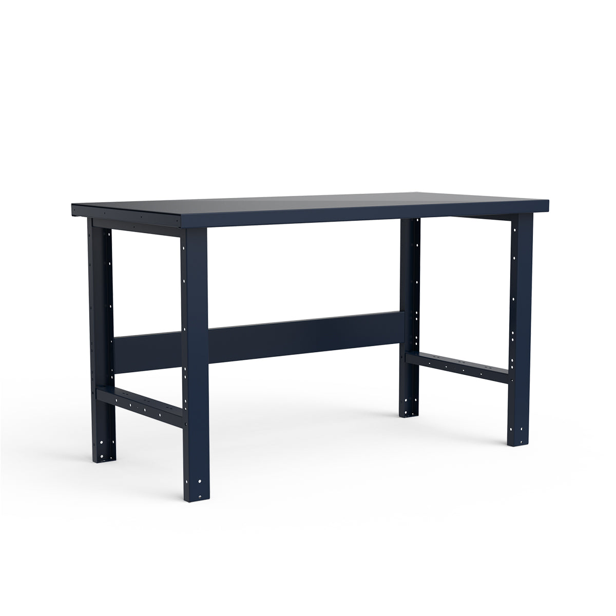 Stationary Workbench - 60"W x 30"D x 34"H - Painted Steel Top