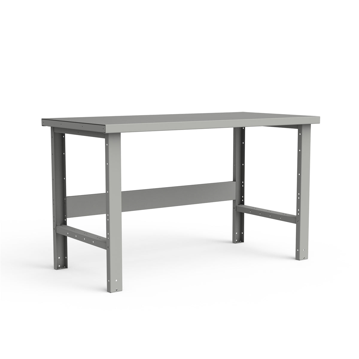Stationary Workbench - 60"W x 30"D x 34"H - Painted Steel Top