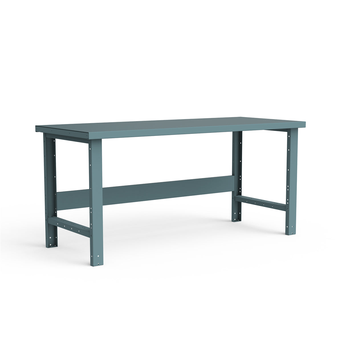 Stationary Workbench - 72"W x 30"D x 34"H - Painted Steel Top