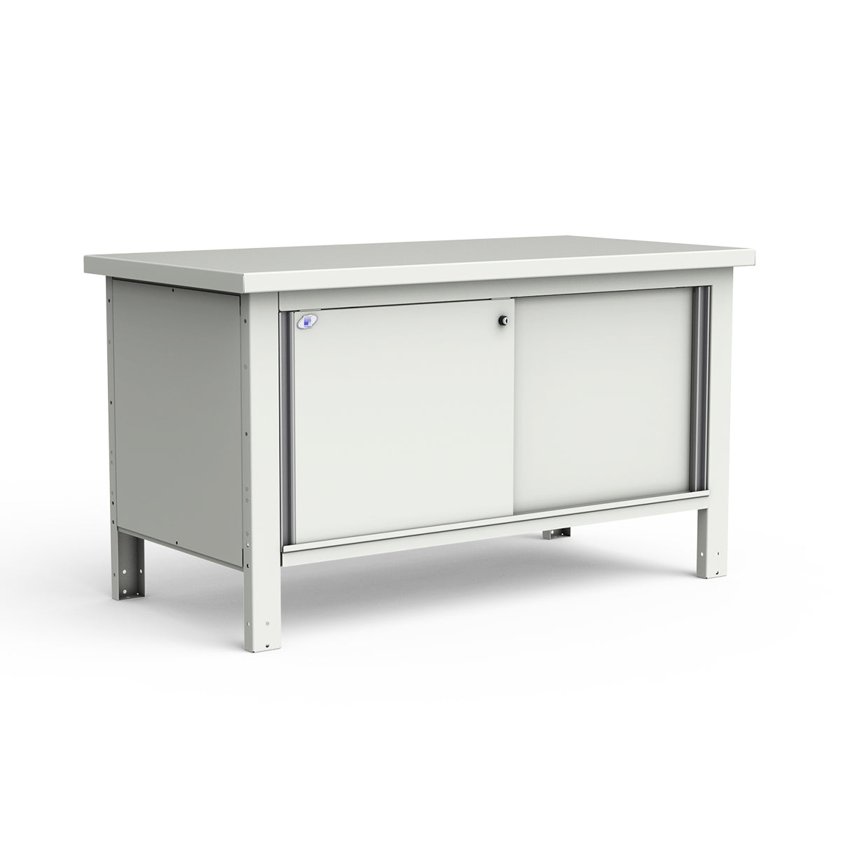Stationary Workbench - 60"W x 30"D x 34"H - Painted Steel Top