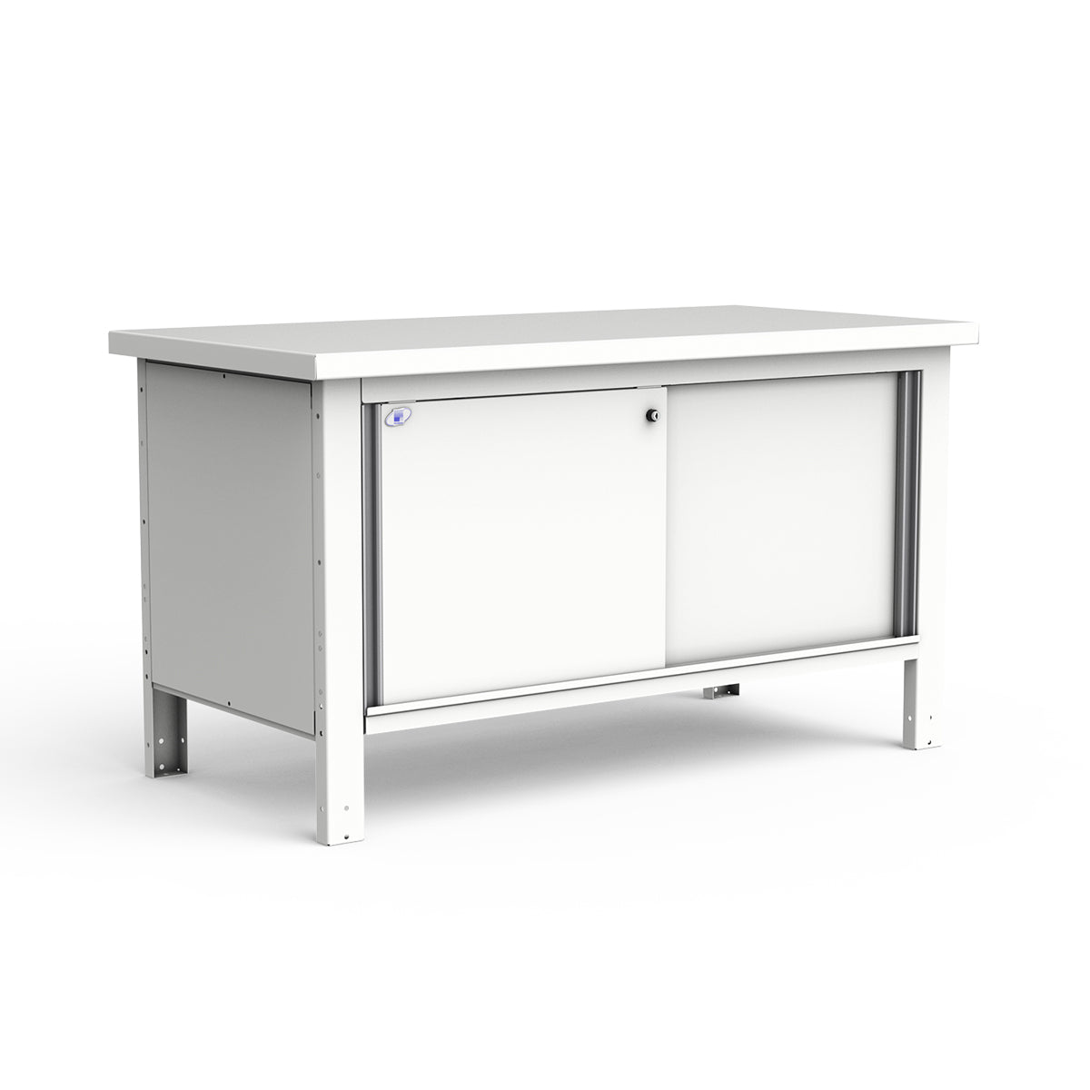 Stationary Workbench - 60"W x 30"D x 34"H - Painted Steel Top