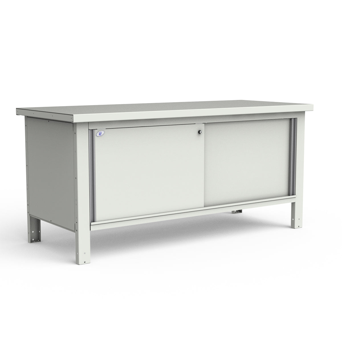 Stationary Workbench - 72"W x 30"D x 34"H - Painted Steel Top