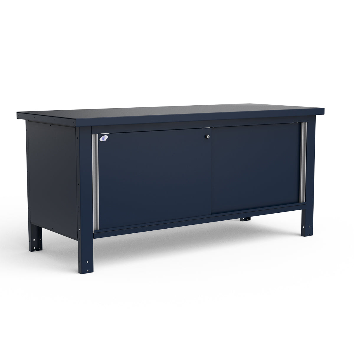 Stationary Workbench - 72"W x 30"D x 34"H - Painted Steel Top