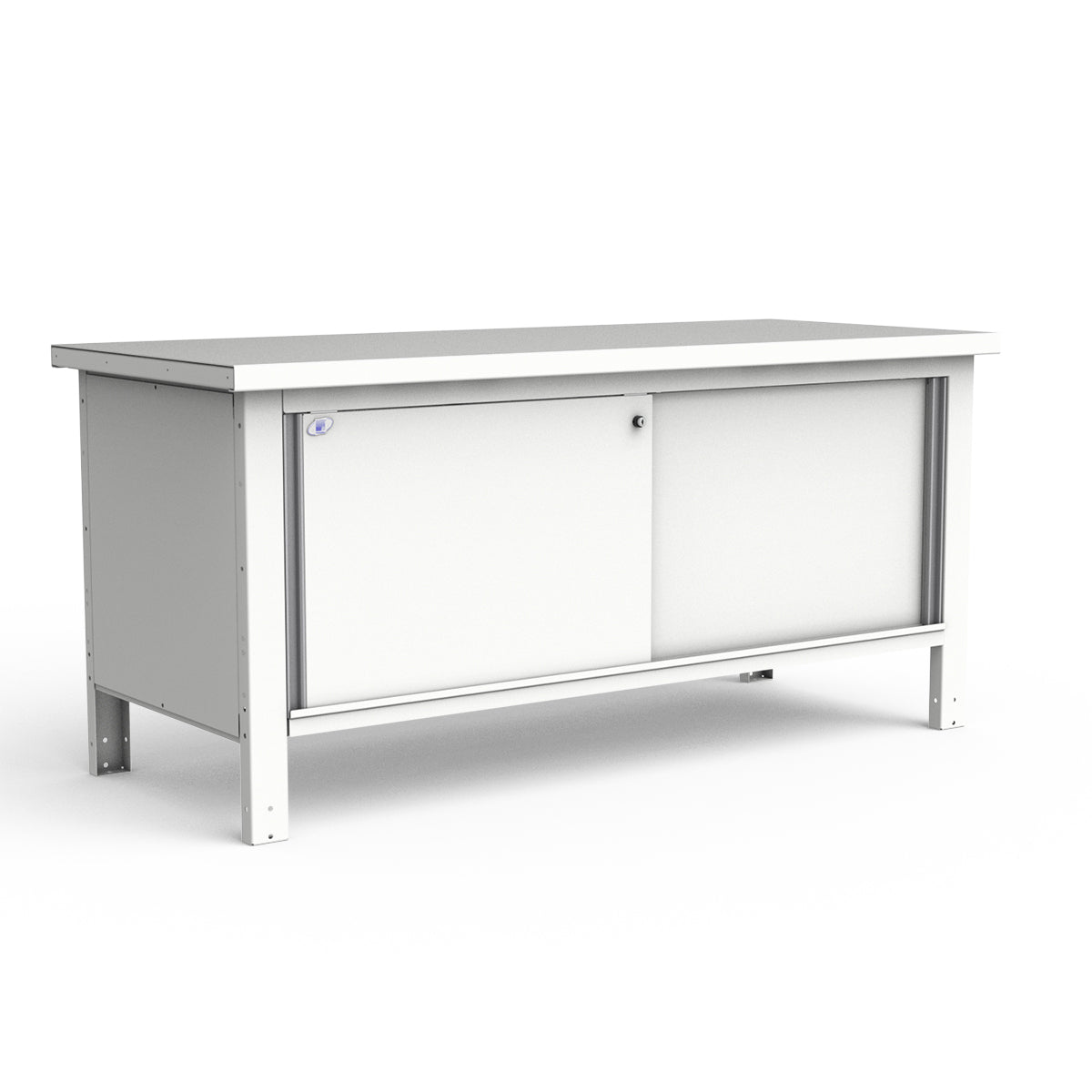 Stationary Workbench - 72"W x 30"D x 34"H - Painted Steel Top
