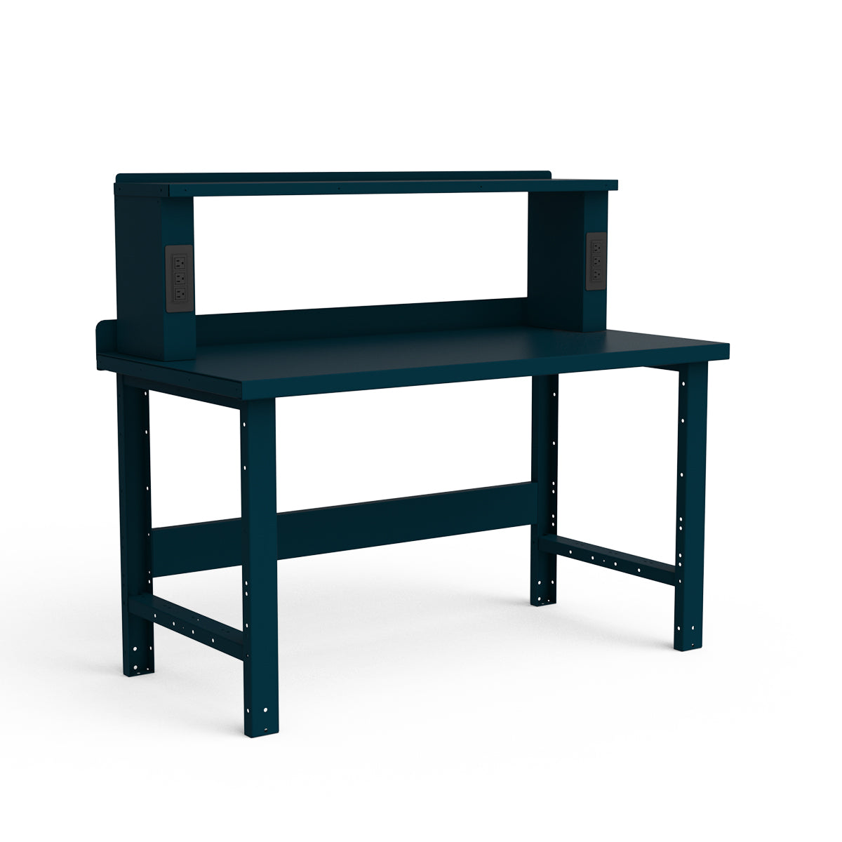 Stationary Workbench - 60"W x 30"D x 34"H - Painted Steel Top