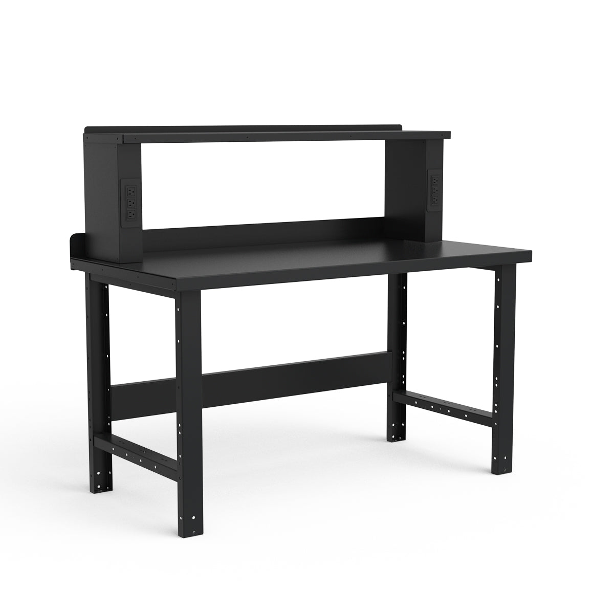 Stationary Workbench - 60"W x 30"D x 34"H - Painted Steel Top