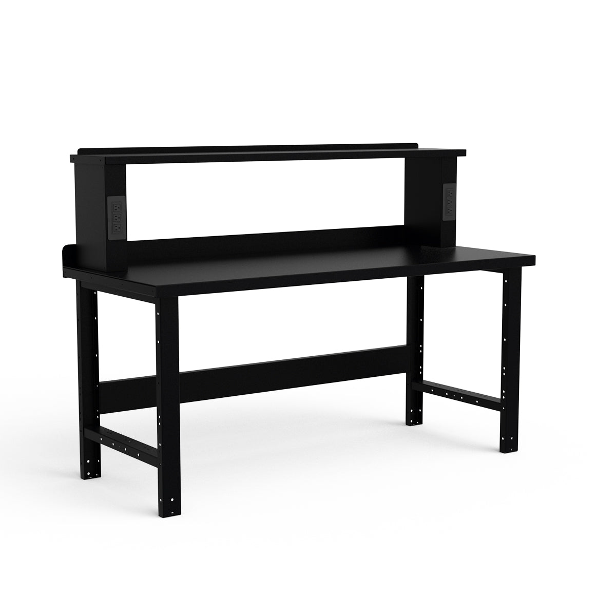 Stationary Workbench - 72"W x 30"D x 34"H - Painted Steel Top