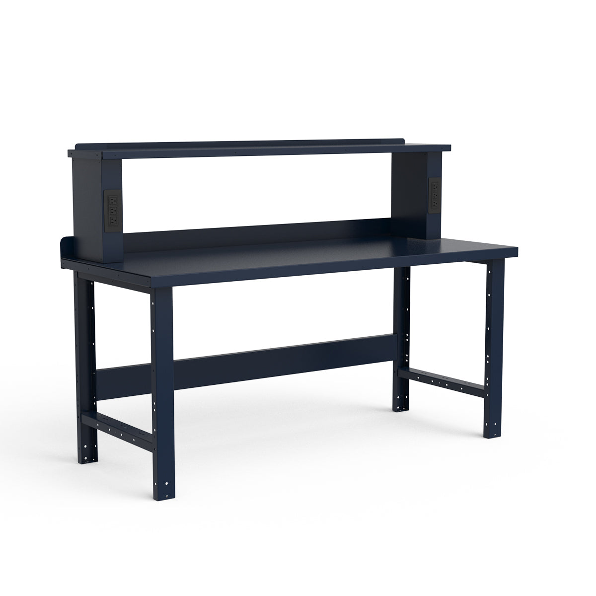 Stationary Workbench - 72"W x 30"D x 34"H - Painted Steel Top