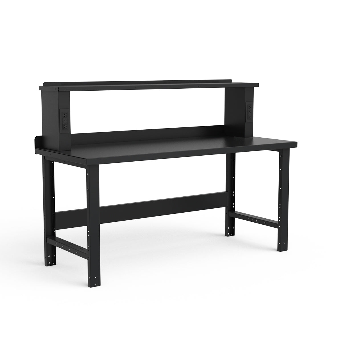 Stationary Workbench - 72"W x 30"D x 34"H - Painted Steel Top