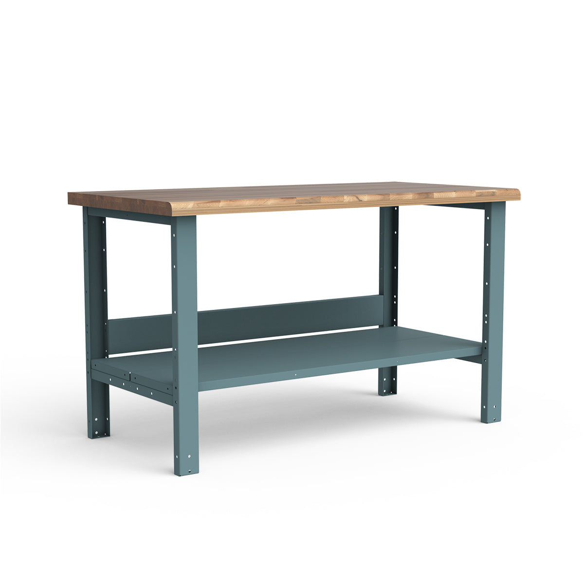Stationary Workbench - 60"W x 30"D x 34"H - Laminated Wood Top