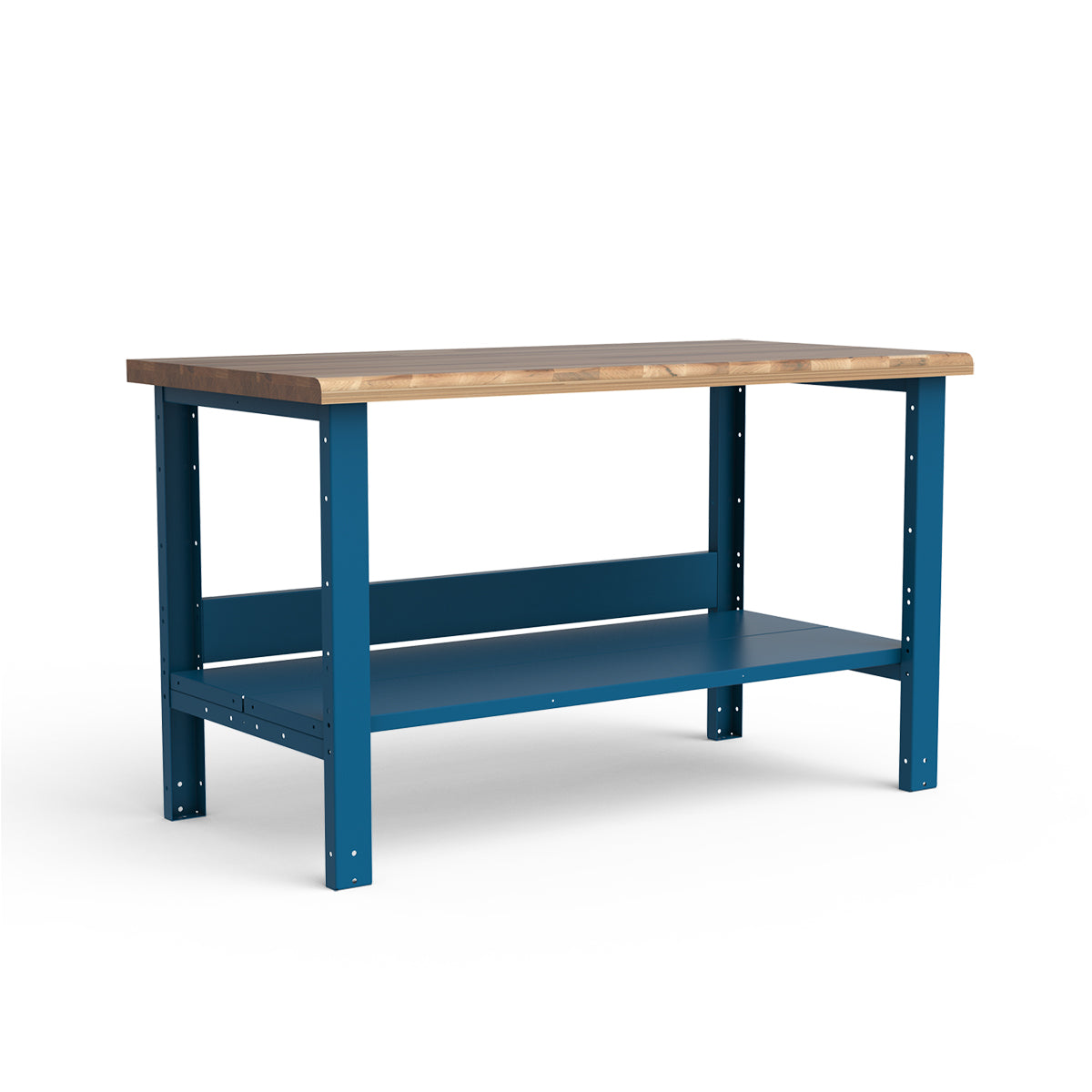 Stationary Workbench - 60"W x 30"D x 34"H - Laminated Wood Top
