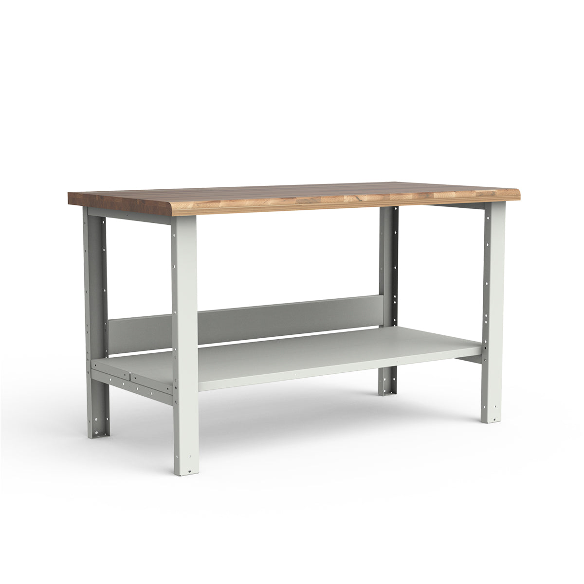 Stationary Workbench - 60"W x 30"D x 34"H - Laminated Wood Top