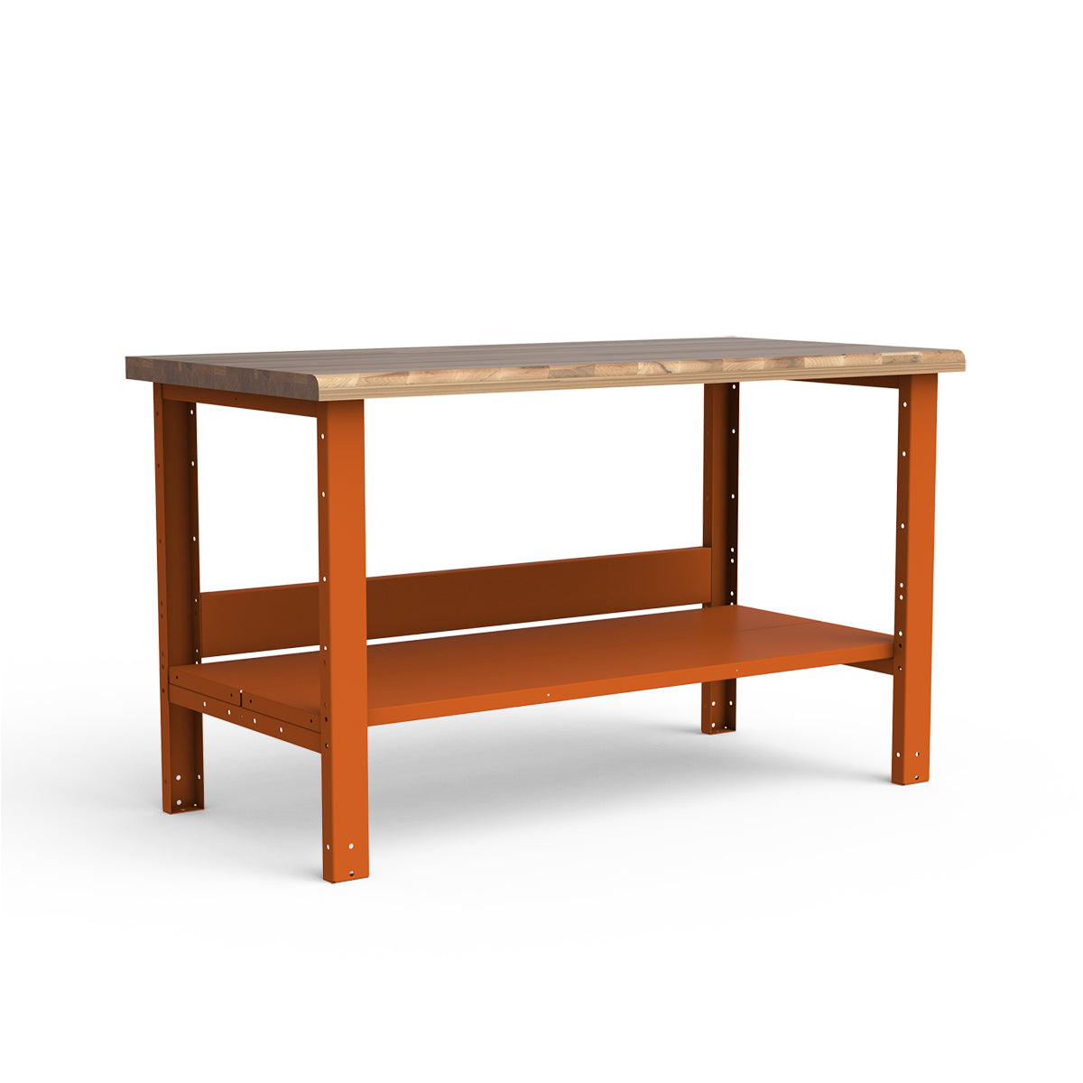 Stationary Workbench - 60"W x 30"D x 34"H - Laminated Wood Top