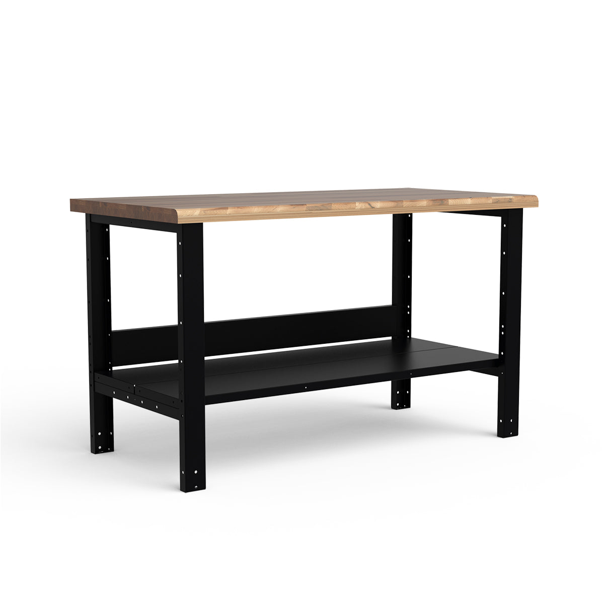 Stationary Workbench - 60"W x 30"D x 34"H - Laminated Wood Top