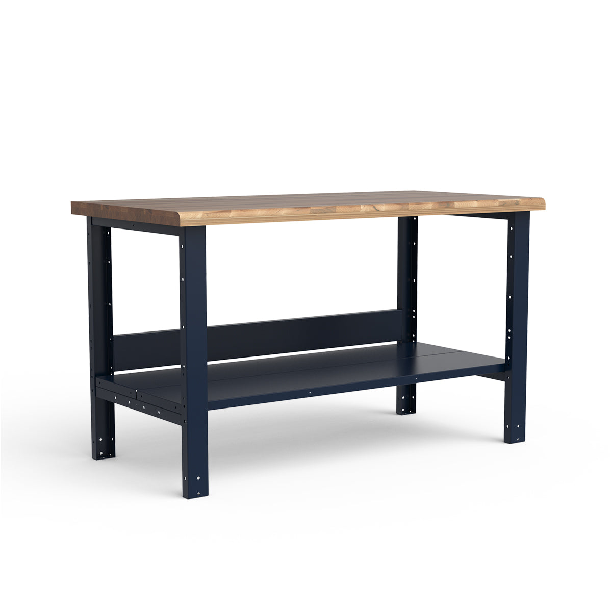 Stationary Workbench - 60"W x 30"D x 34"H - Laminated Wood Top