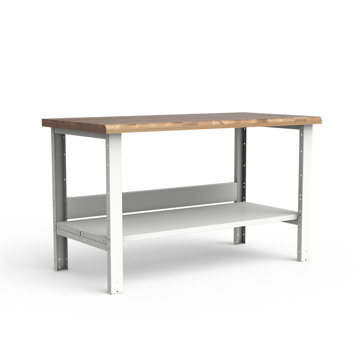 Stationary Workbench - 60"W x 30"D x 34"H - Laminated Wood Top