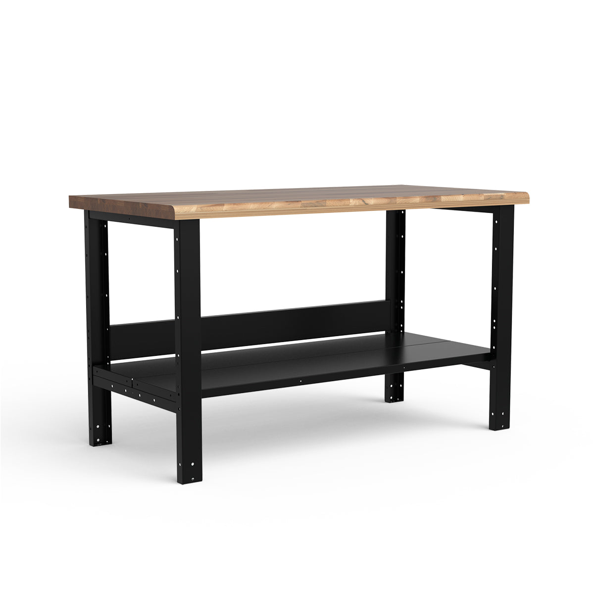 Stationary Workbench - 60"W x 30"D x 34"H - Laminated Wood Top