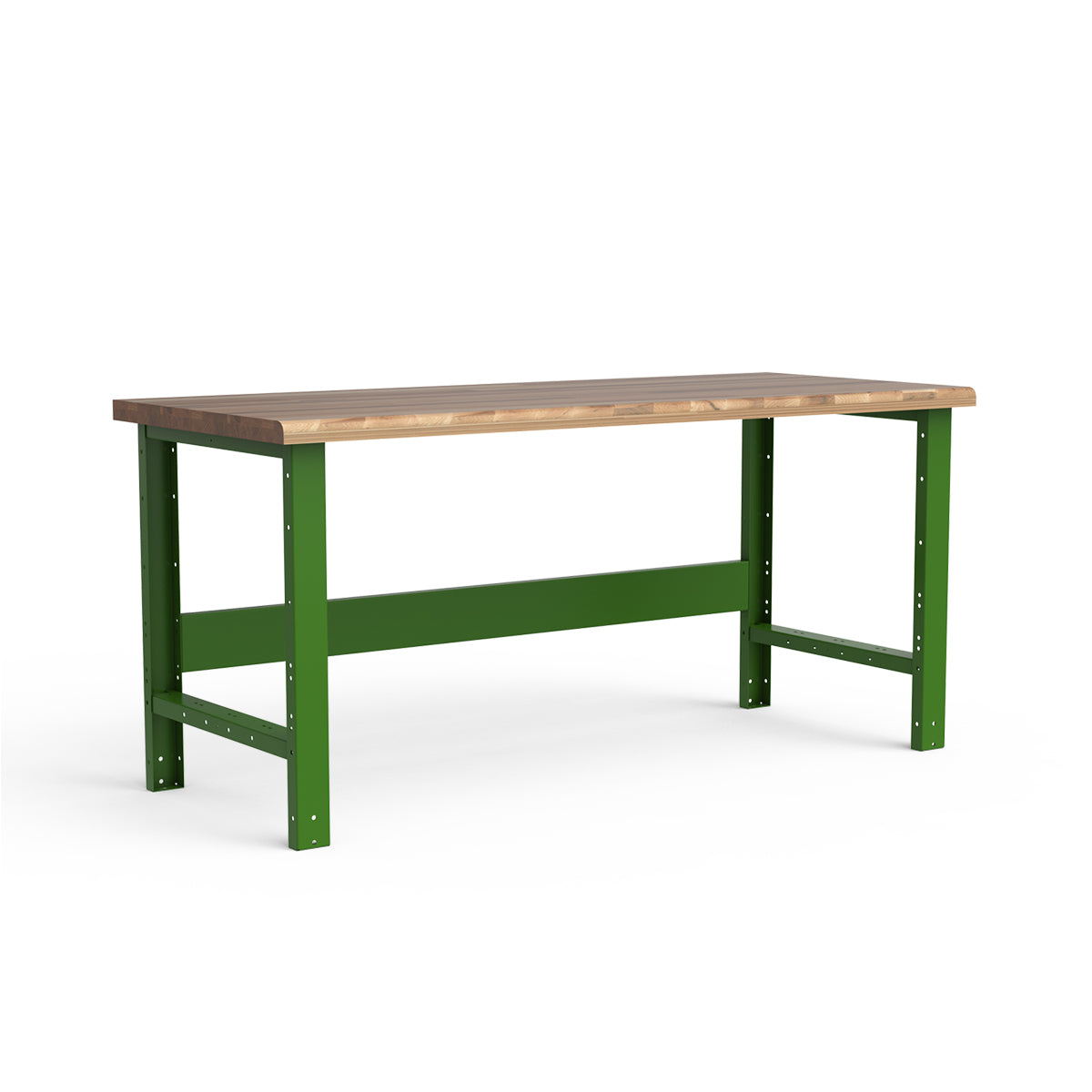 Stationary Workbench - 72"W x 30"D x 34"H - Laminated Wood Top