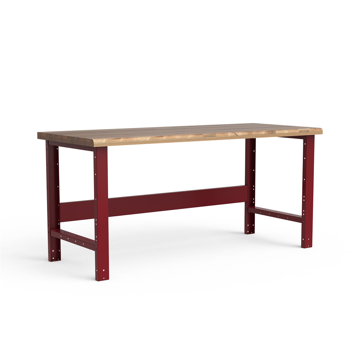 Stationary Workbench - 72"W x 30"D x 34"H - Laminated Wood Top
