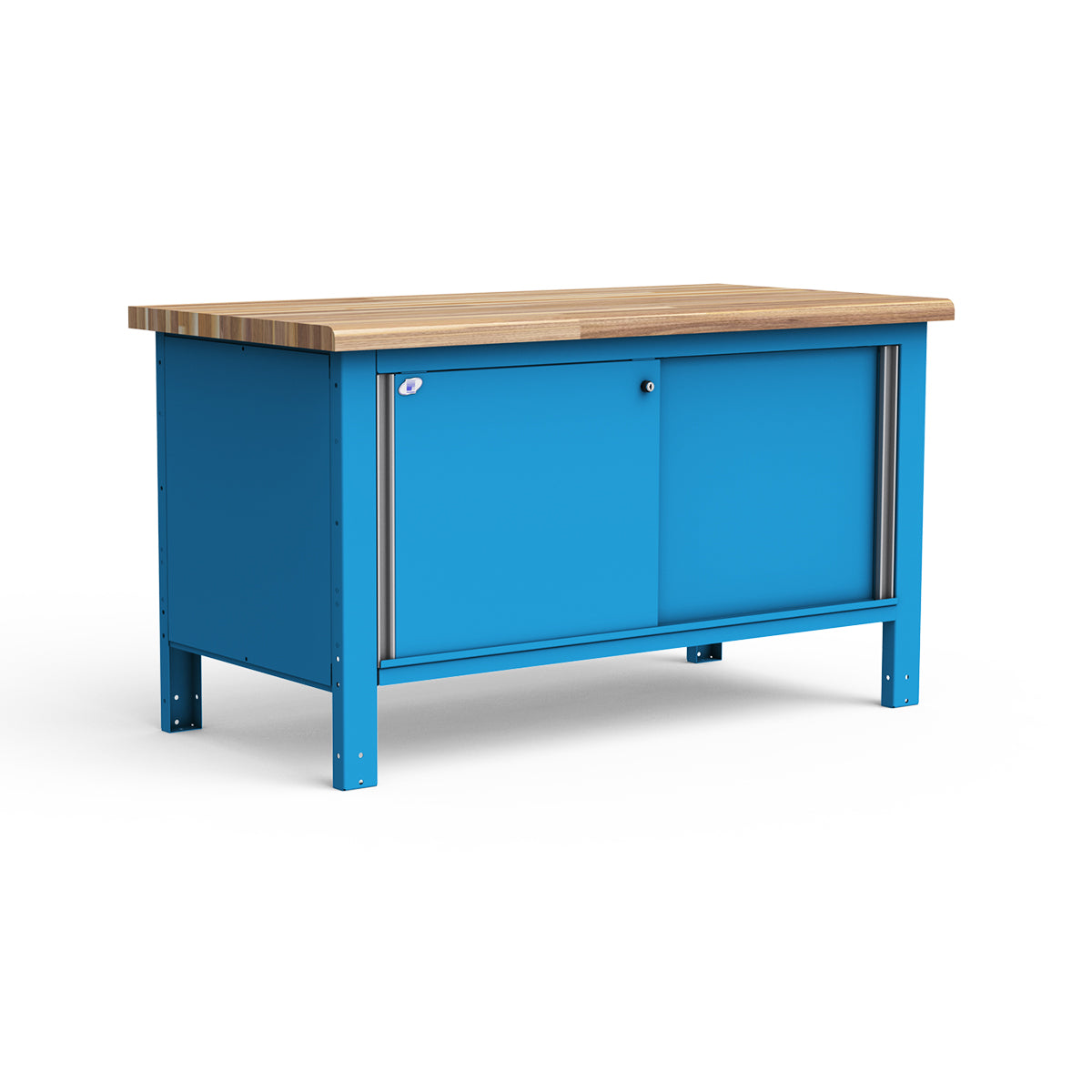 Stationary Workbench - 60"W x 30"D x 34"H - Laminated Wood Top