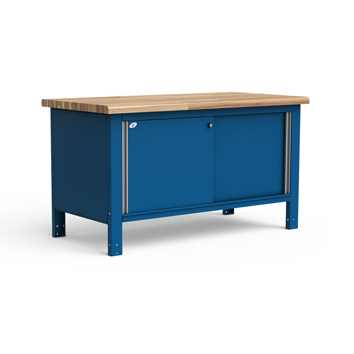 Stationary Workbench - 60"W x 30"D x 34"H - Laminated Wood Top