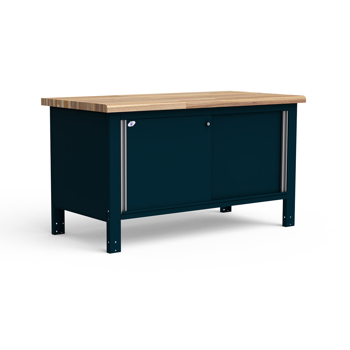 Stationary Workbench - 60"W x 30"D x 34"H - Laminated Wood Top