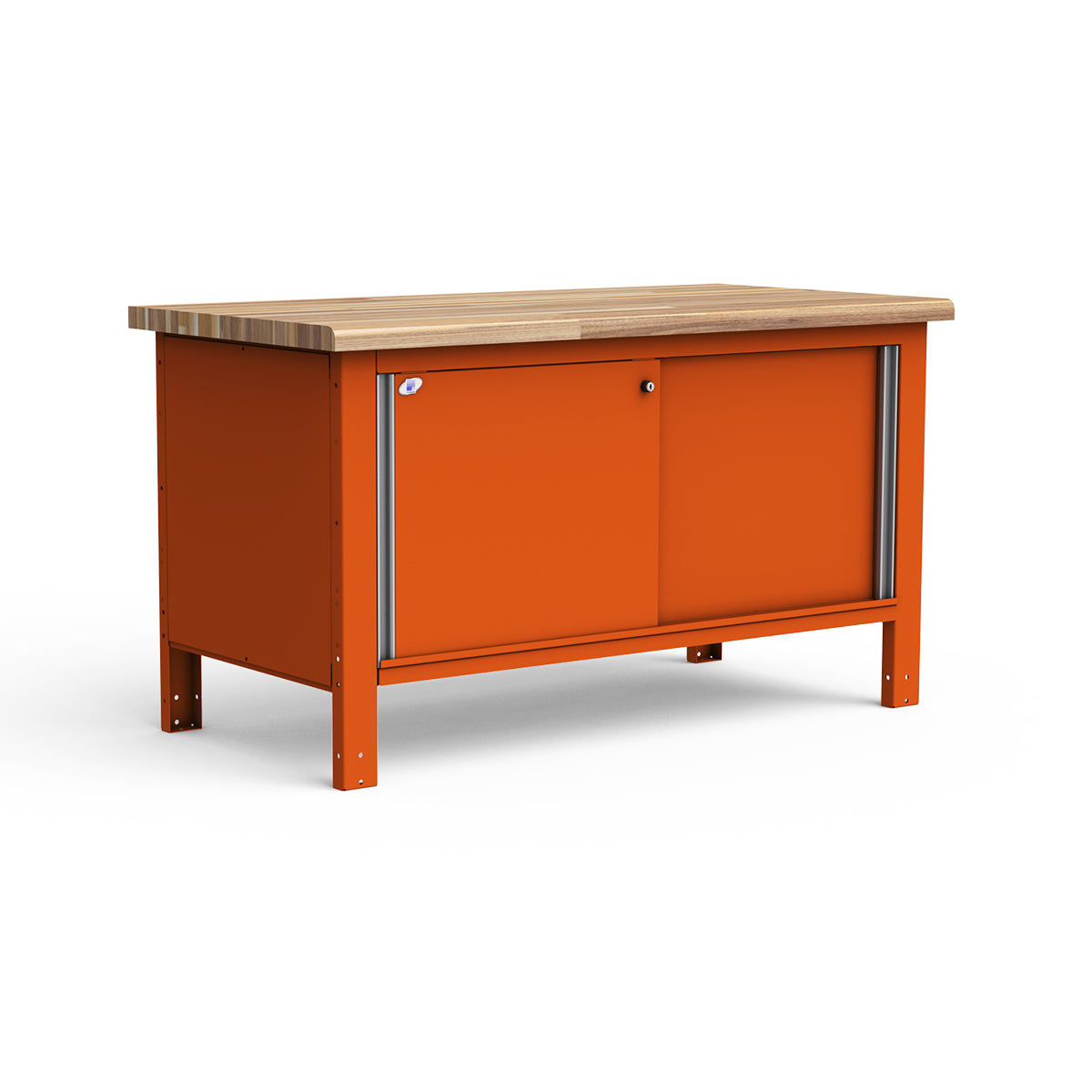 Stationary Workbench - 60"W x 30"D x 34"H - Laminated Wood Top