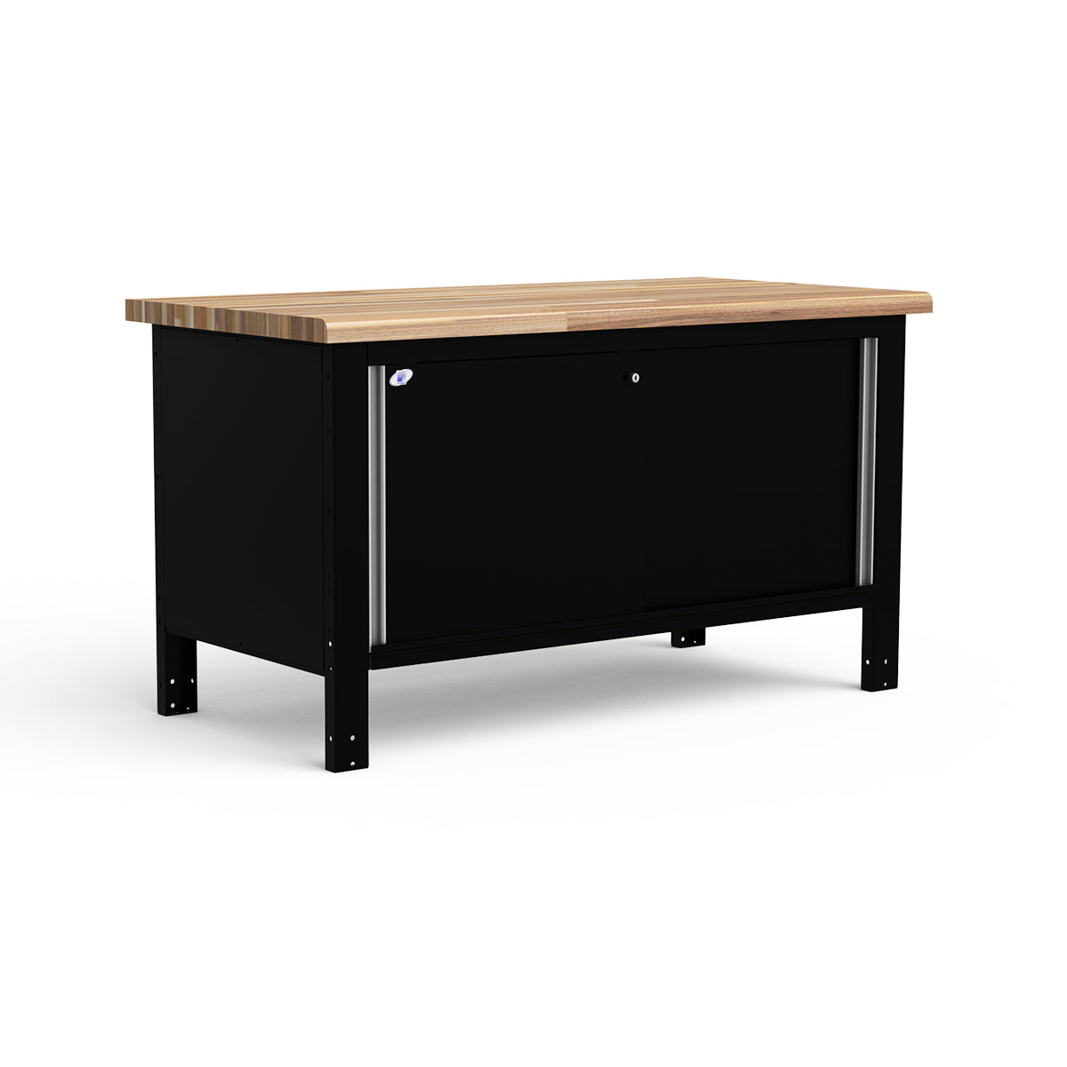 Stationary Workbench - 60"W x 30"D x 34"H - Laminated Wood Top