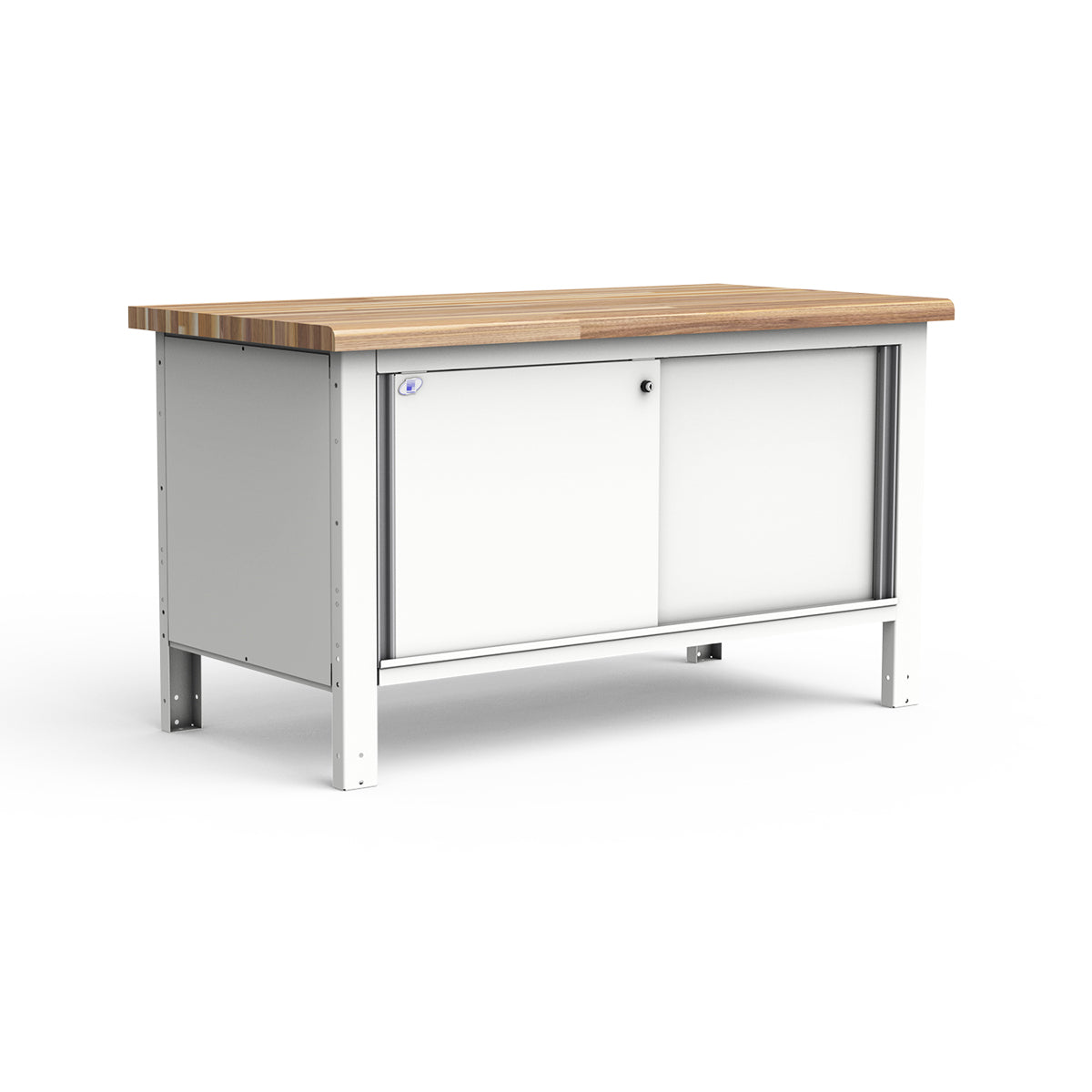 Stationary Workbench - 60"W x 30"D x 34"H - Laminated Wood Top