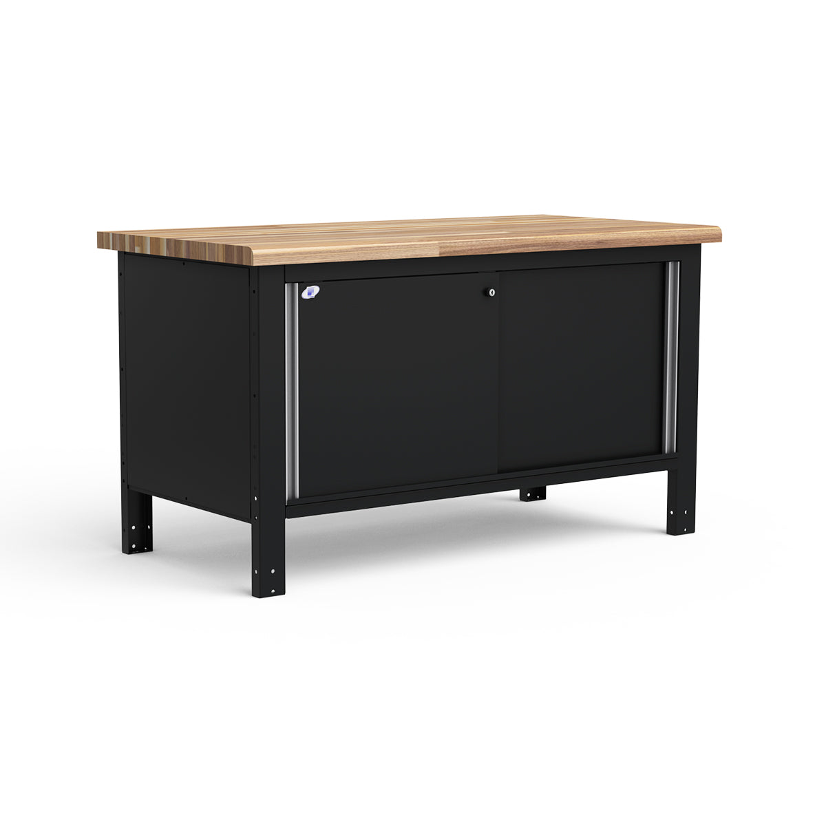 Stationary Workbench - 60"W x 30"D x 34"H - Laminated Wood Top