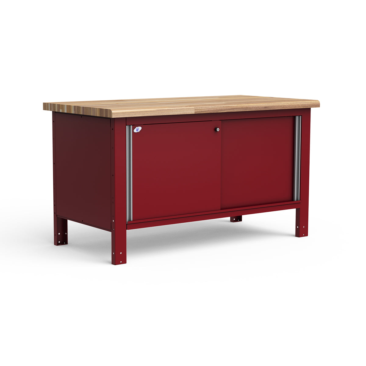Stationary Workbench - 60"W x 30"D x 34"H - Laminated Wood Top