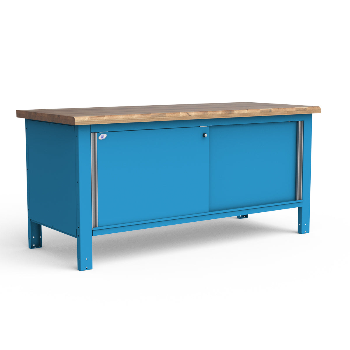 Stationary Workbench - 72"W x 30"D x 34"H - Laminated Wood Top