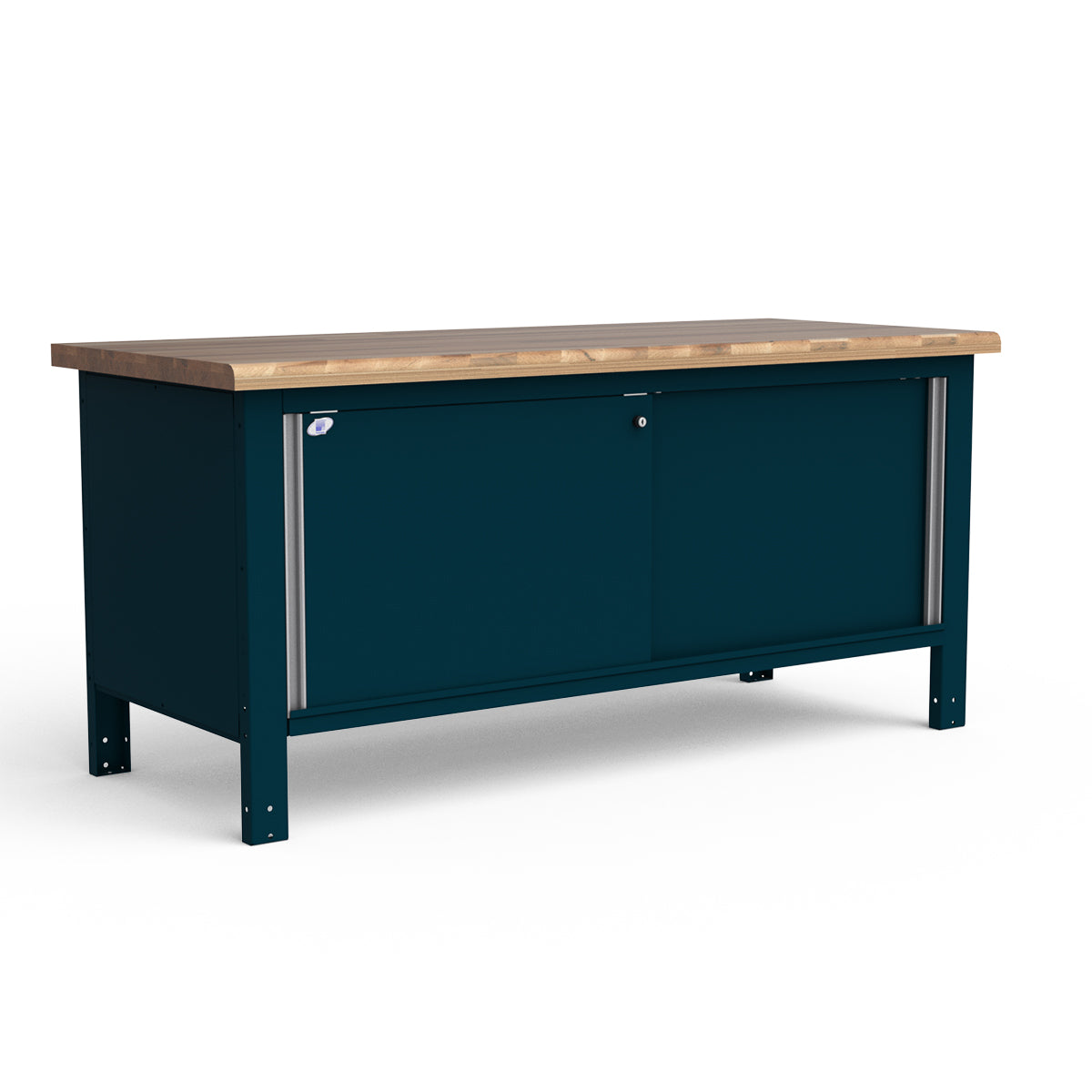 Stationary Workbench - 72"W x 30"D x 34"H - Laminated Wood Top