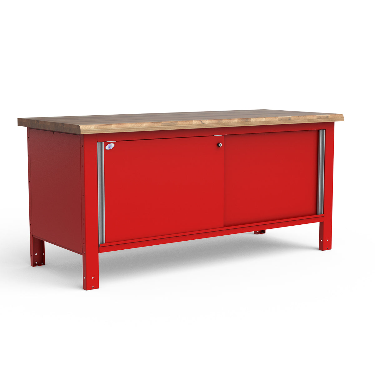 Stationary Workbench - 72"W x 30"D x 34"H - Laminated Wood Top