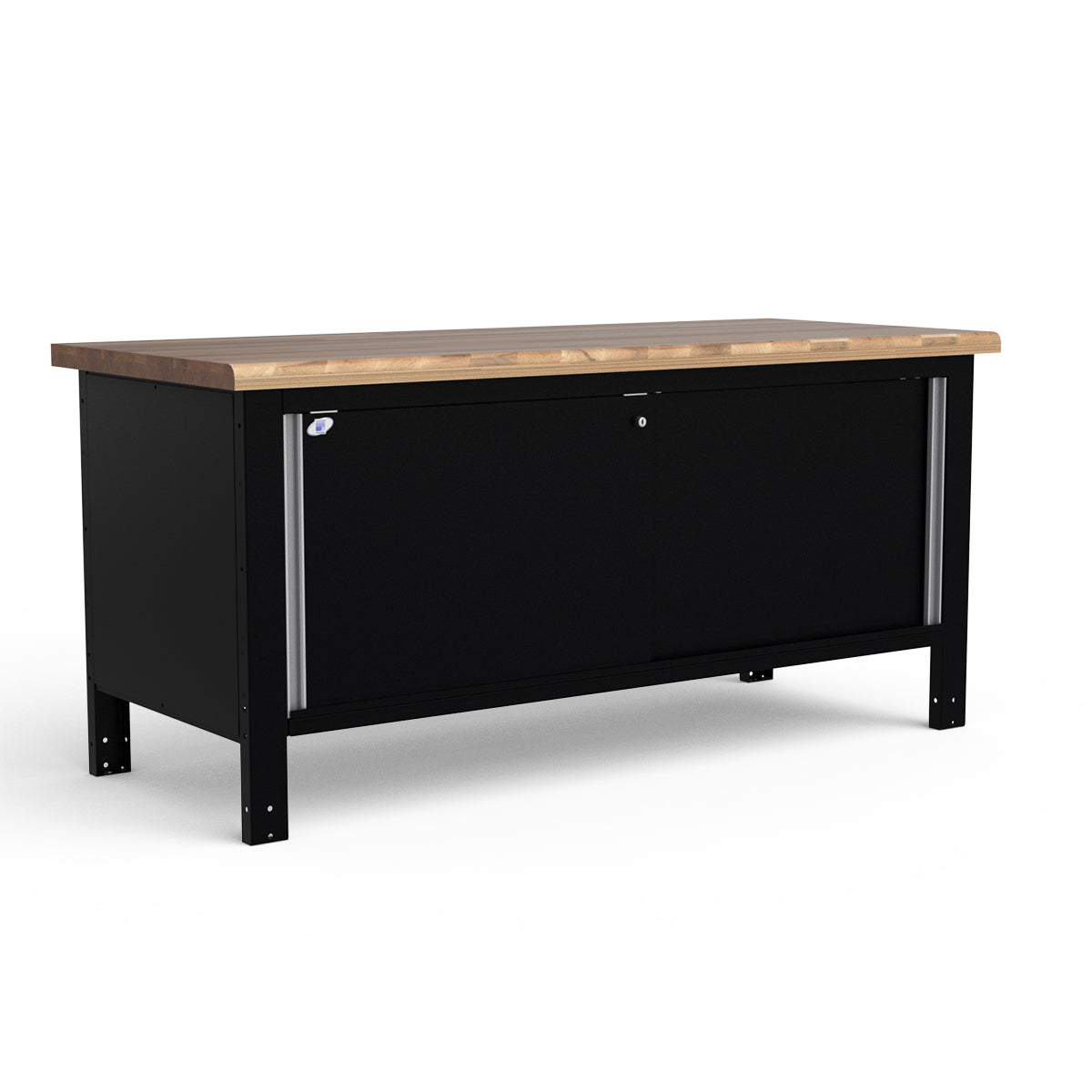 Stationary Workbench - 72"W x 30"D x 34"H - Laminated Wood Top