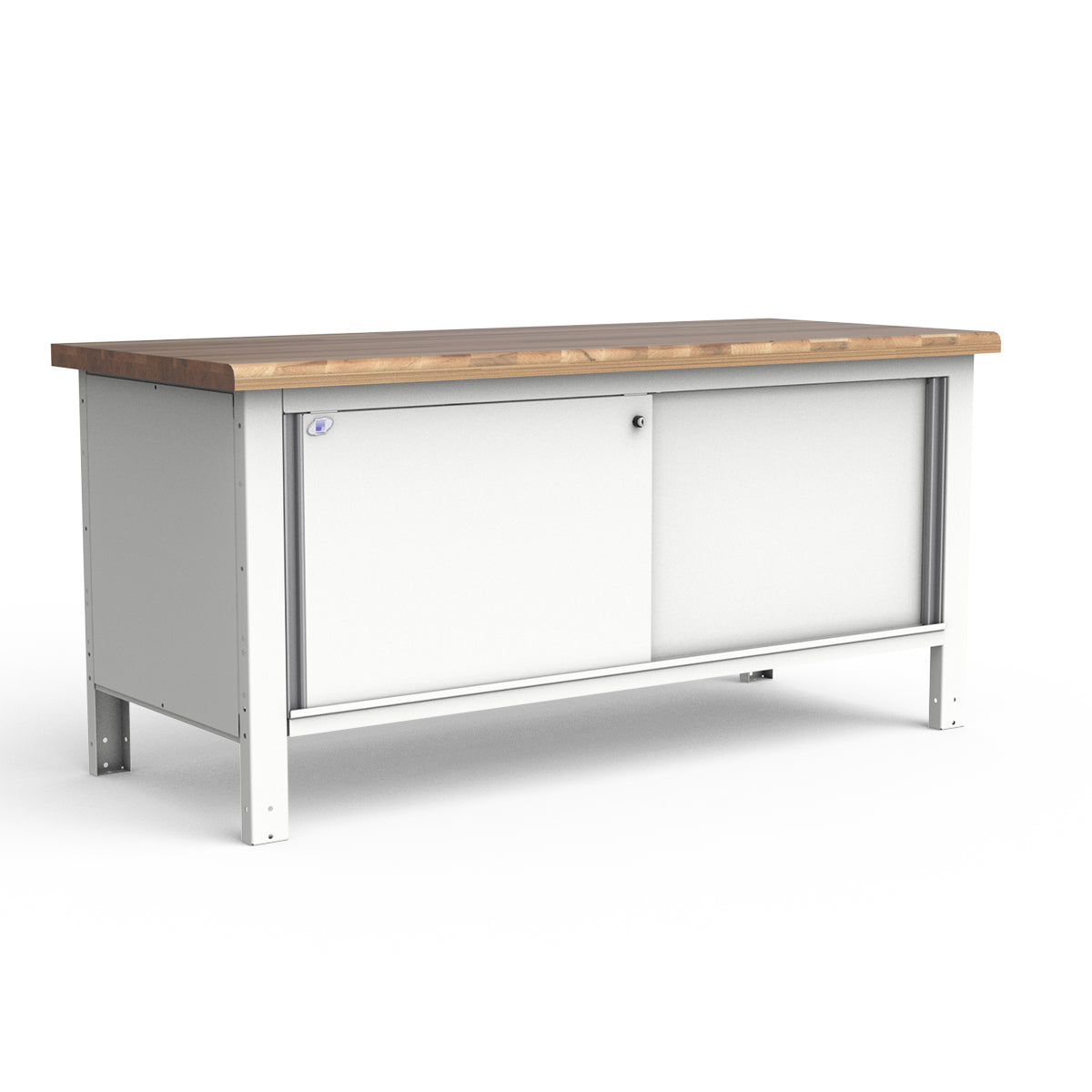 Stationary Workbench - 72"W x 30"D x 34"H - Laminated Wood Top