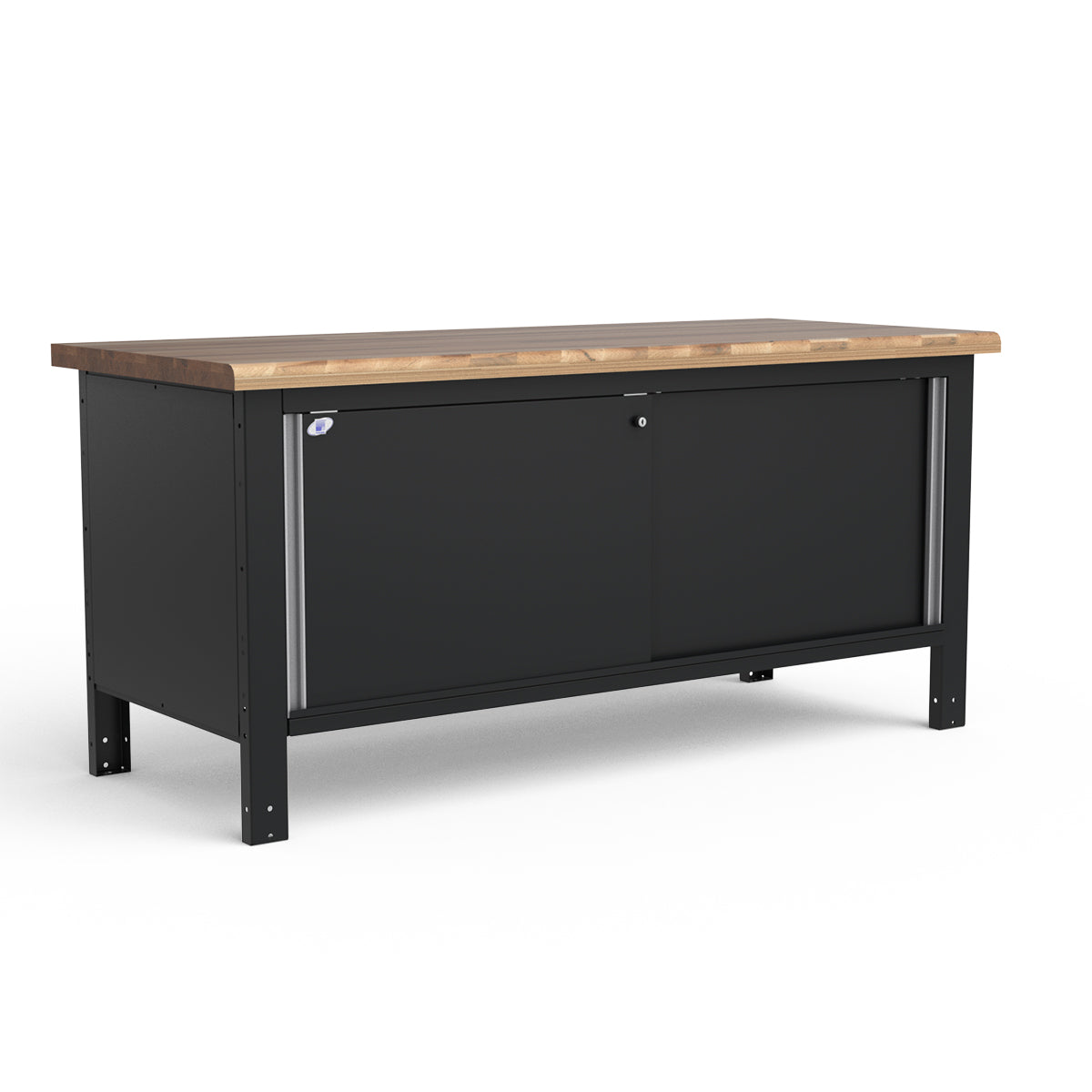 Stationary Workbench - 72"W x 30"D x 34"H - Laminated Wood Top