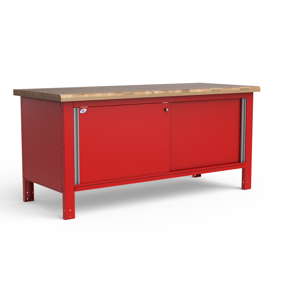 Stationary Workbench - 72"W x 30"D x 34"H - Laminated Wood Top