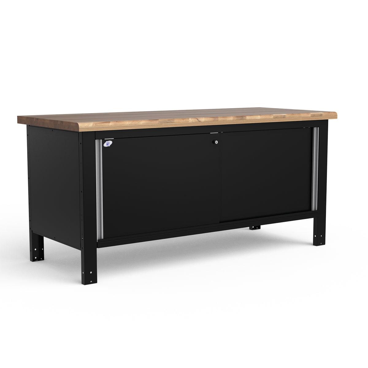 Stationary Workbench - 72"W x 30"D x 34"H - Laminated Wood Top