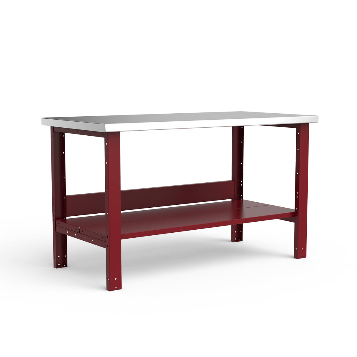 Stationary Workbench - 60"W x 30"D x 34"H - Stainless Steel Top