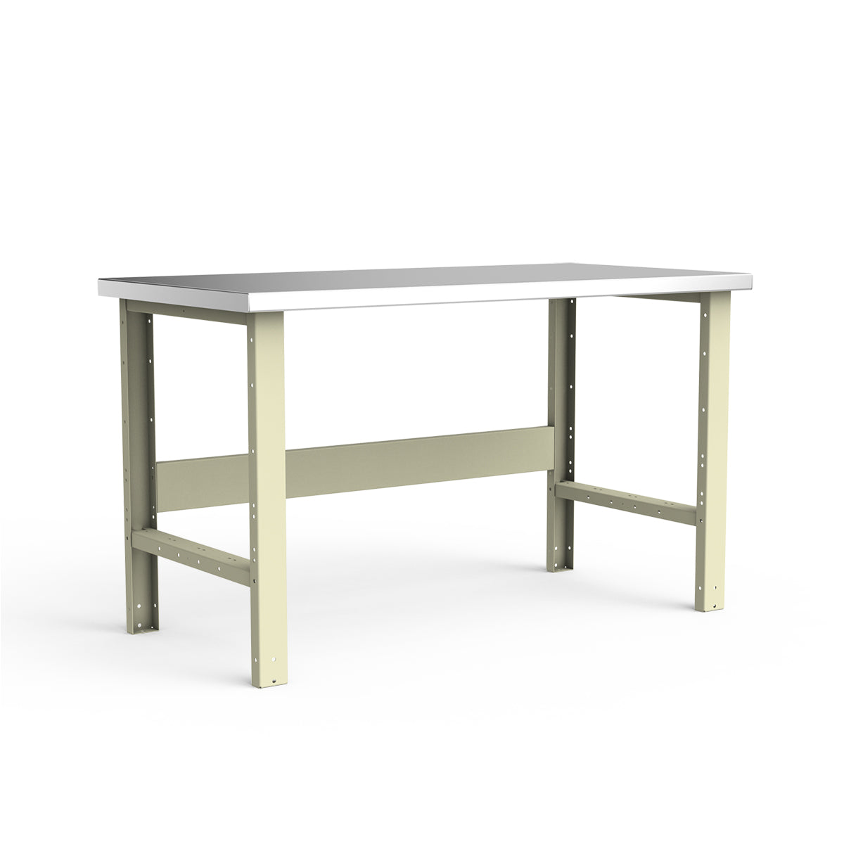Stationary Workbench - 60"W x 30"D x 34"H - Stainless Steel Top