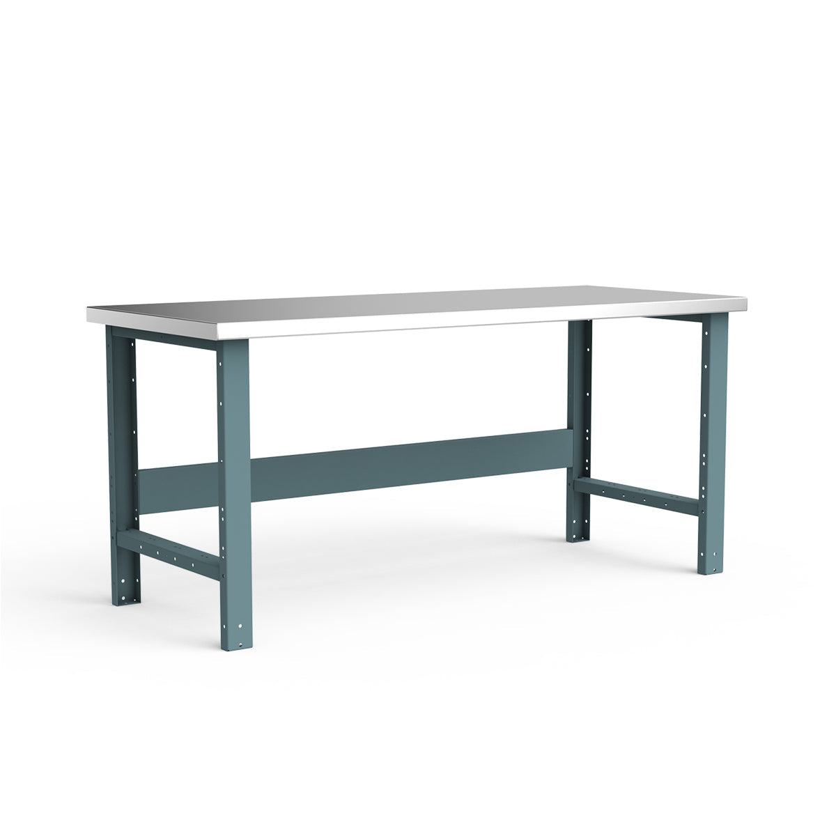 Stationary Workbench - 72"W x 30"D x 34"H - Stainless Steel Top