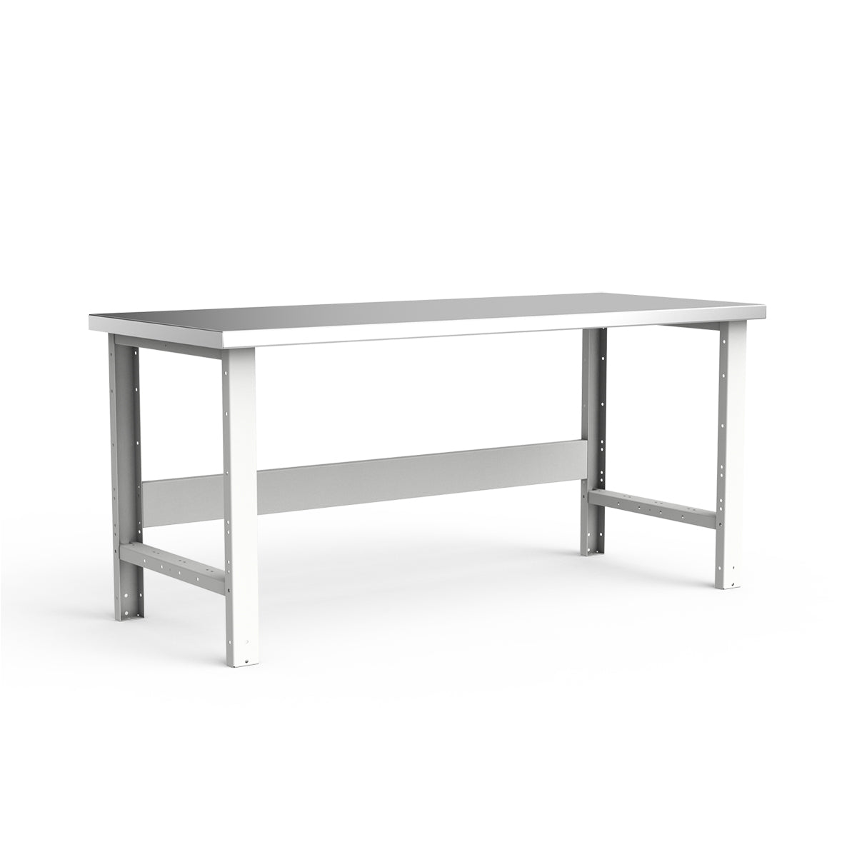Stationary Workbench - 72"W x 30"D x 34"H - Stainless Steel Top