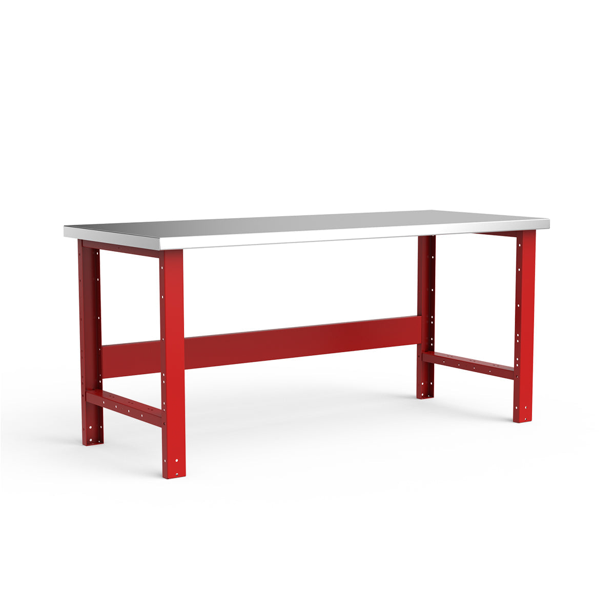 Stationary Workbench - 72"W x 30"D x 34"H - Stainless Steel Top