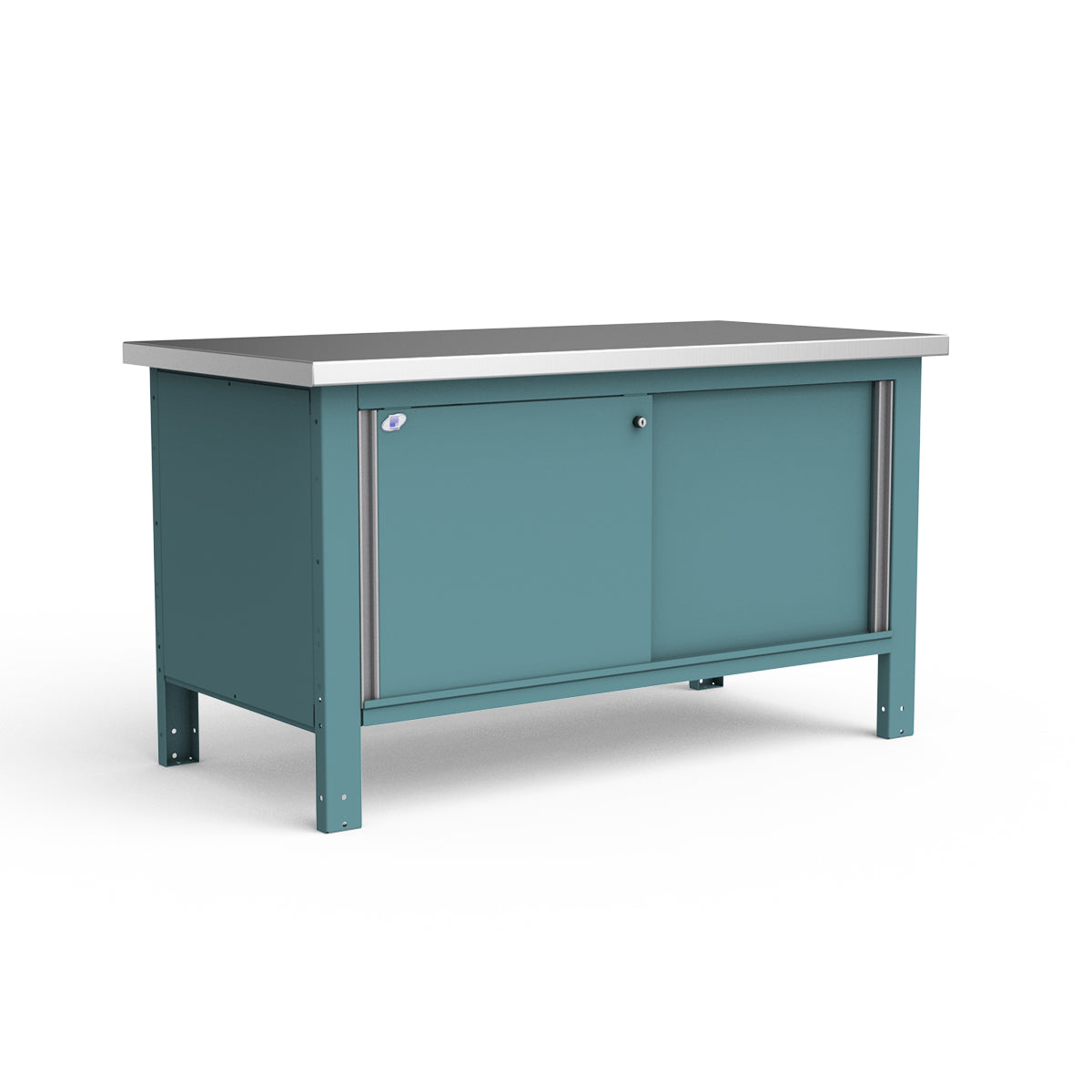 Stationary Workbench - 60"W x 30"D x 34"H - Stainless Steel Top
