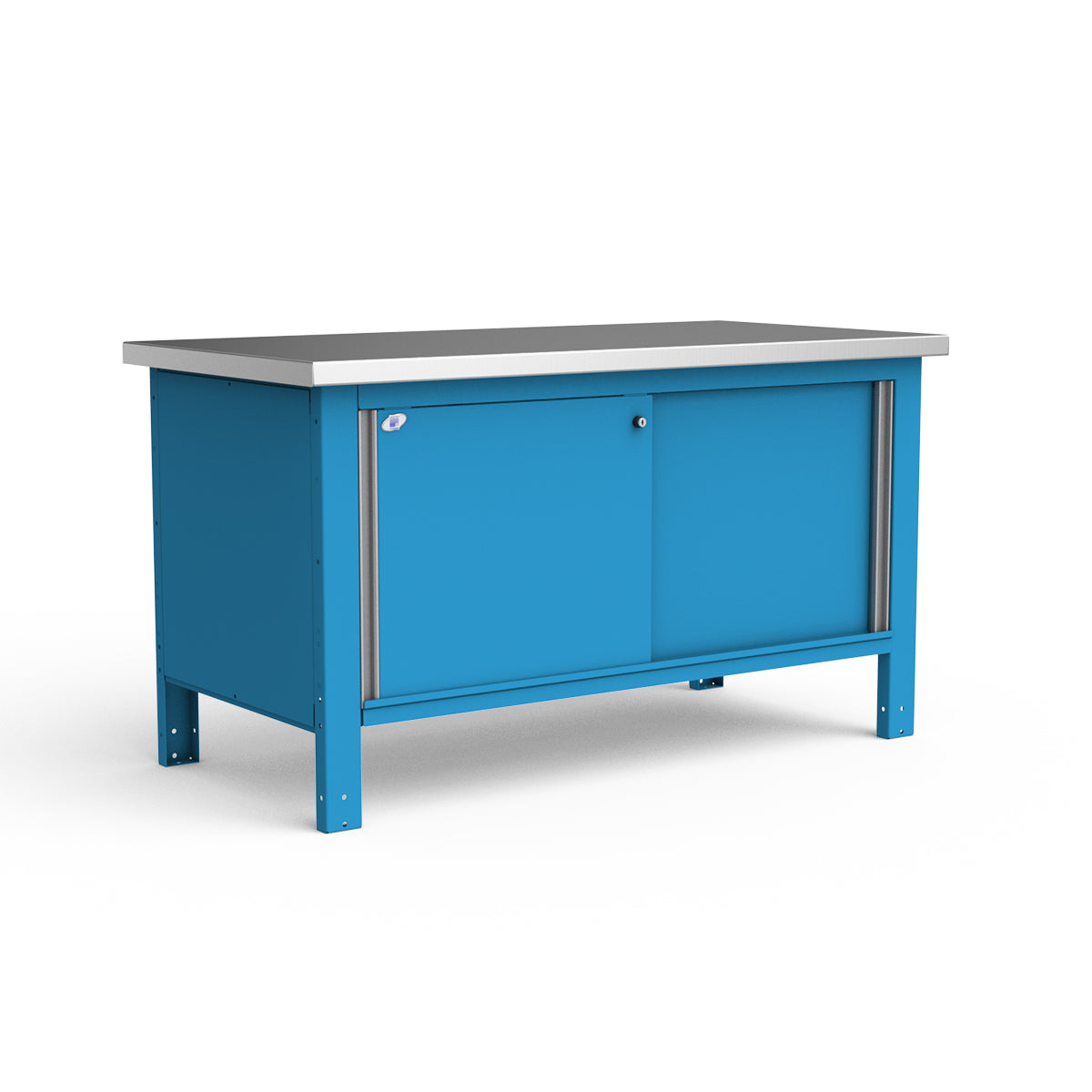 Stationary Workbench - 60"W x 30"D x 34"H - Stainless Steel Top