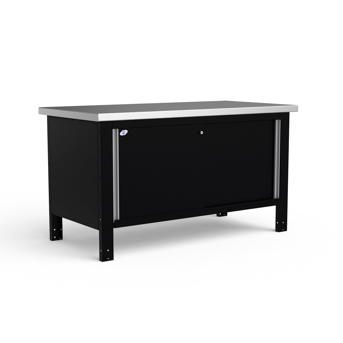 Stationary Workbench - 60"W x 30"D x 34"H - Stainless Steel Top