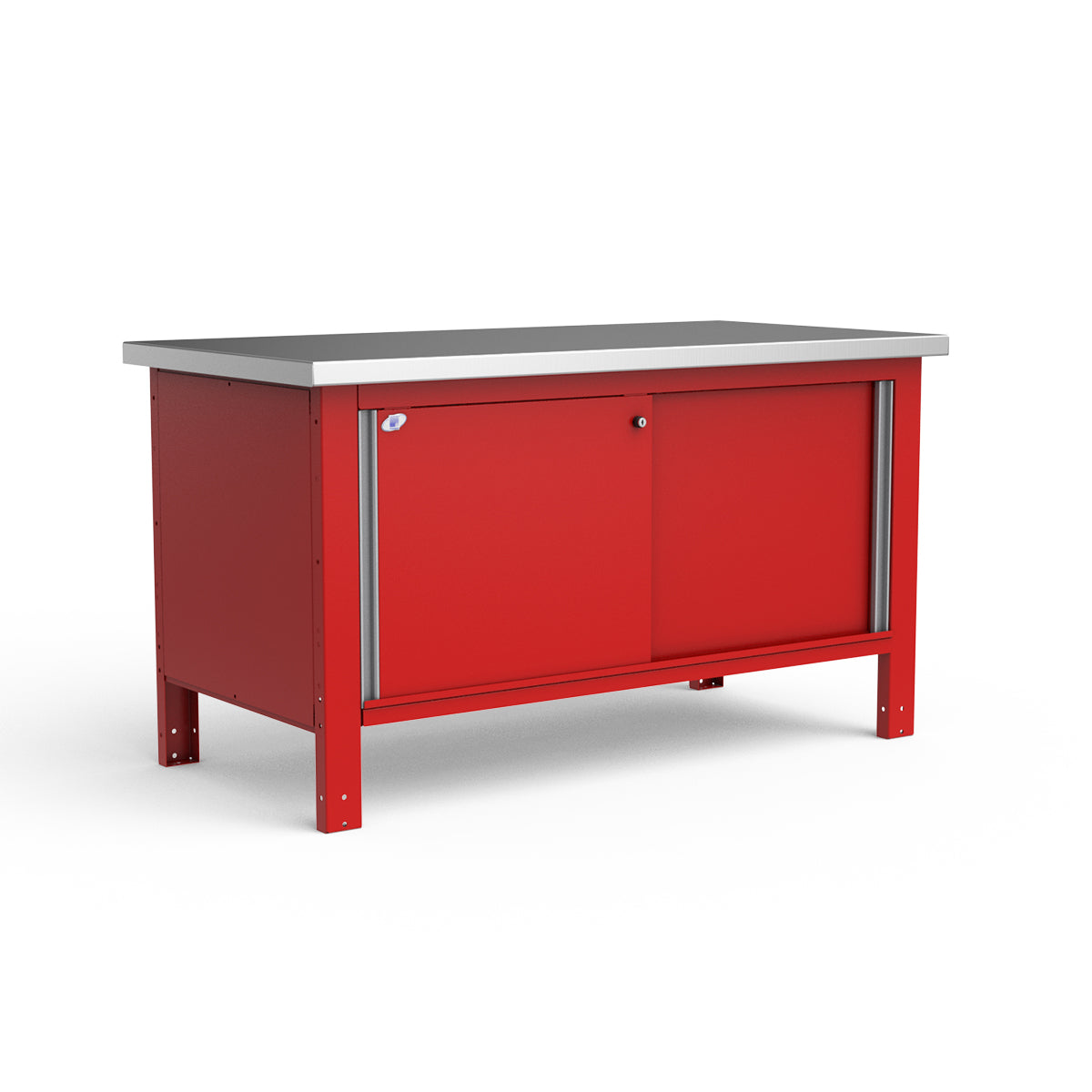Stationary Workbench - 60"W x 30"D x 34"H - Stainless Steel Top