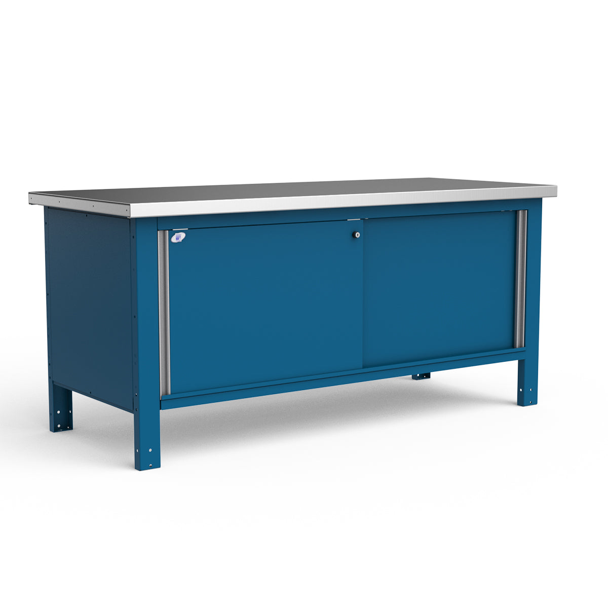 Stationary Workbench - 72"W x 30"D x 34"H - Stainless Steel Top